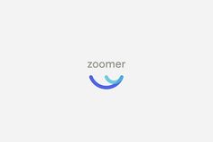 the logo for zoommer is shown on a white background