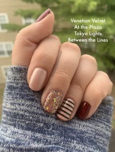 Desert Nails, Color Street Fall, New York Minute, Changing Leaves, Shellac Nails, The Plaza, Dream Nails