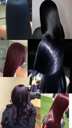 Plum Black Hair, Dark Plum Hair, Plum Hair, Blonde Hair Inspiration, Hair Inspiration Color, Hair Colors, Hair Looks, Life Style, Hair Tutorial