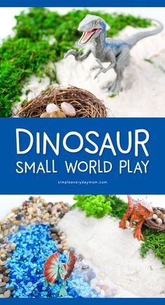 an image of a small world play with dinosaurs