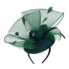 Horsehair Net Crown FascinatorMade of 100% wool.One size fits most women with a flexible headband, fitting up to XL.Adult/Woman.Headband measures 0.5 - 0.8 inches wide.Crown measures 6.5 x 6.5 inches.Hand wash only.Imported. Horsehair accented fancy fascinator for ladies' special outings.Headband is flexible.Crown is attached on top of headband.Horsehair fascinator detailed with a net and feathers is featured on top of crown.Our gorgeous hair fascinator can be worn to weddings, garden outings, t Kentucky Derby Wedding, Derby Wedding, Dressy Hats, Fancy Hair, Fascinator Hairstyles, Wedding Tea, Fancy Hairstyles, Tea Parties, Horse Hair