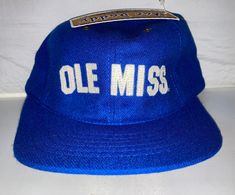 Vintage Ole Miss Rebels Strapback hat new with tags Football American, Flat Bill Hats, Ole Miss Rebels, University Of Mississippi, Strapback Hats, Vintage Mickey Mouse, Ole Miss, Vintage Mickey, Alabama Crimson