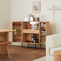 a living room filled with furniture and decor