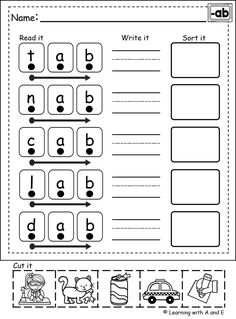 worksheet for beginning and ending the letter d with pictures to help students practice their handwriting