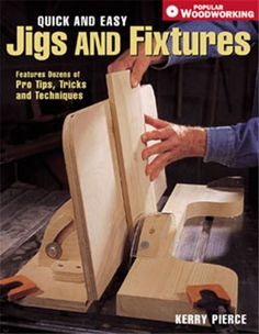 the book is about jigs and fixtures, with an image of a person working on it