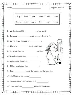 a worksheet for reading the words in english and spanish with pictures on it