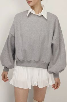 $68 STORETS Lexi Brushed Oversized Sweatshirt Advertising And Promotion, Sunday Brunch, Oversized Sweatshirt, Sleeve Detail, Cotton Material, Bell Sleeve Top, Long Sleeve Blouse, Pants For Women, Sweatshirts