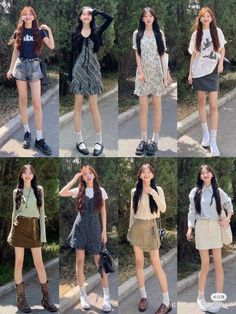 Clothes Combo Outfit Ideas, Summer Asian Fashion, Korean Summer Fashion Street Style, China Summer Fashion, Cute Summer Korean Outfits, Japanese Outfits Casual Summer, Korea Outfits Summer, Japan Summer Outfit Ideas, Japan Fashion Casual Summer