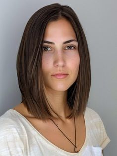 Discover the allure of these captivating long bob hairstyles! Unlock 24 stunning looks that redefine elegance and grace. Whether you prefer polished bobs or tousled waves, find your perfect match and own the spotlight. Grey Hair Transformation, Inner Confidence, Grey Roots, Subtle Highlights, Dark Hair With Highlights