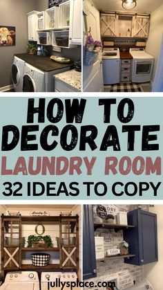 Laundry Room Ideas Laundry Room Shelving Diy, Double Wide Laundry Room Ideas, Laundry Room Organizer Ideas, Basement Laundry Room Ideas On A Budget, How To Decorate Laundry Room, Decorating Ideas For Laundry Room, Laundry Room Decor Ideas Farmhouse Style, Decorate Laundry Room Ideas, Laundry Room Art And Decor Ideas