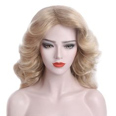 Category:Synthetic Wig; Gender:Women's; Wig Type:Cosplay Wig; Occasion:Daily Wear,Party / Evening,Vacation,Daily,Cosplay Costumes; Age Group:Adults; Cosplay Works:50s; Color Shade:Blonde,Brown; Hair Material:Synthetic Hair; Cap Construction:Machine Made; Texture:Curly; Length:Long; Features:Soft,Comfortable,Fashion,Easy to Carry,Cosplay; Heat Resistant:Yes; Listing Date:07/26/2023; Cap Circumference:; Front to Back:; Nape of Neck:; Side to Side Across Forehead:; Side to Side Over Top:; Temple to 1920s Wig, Costume Blonde, 70’s Hair, Disco Hair, Blonde Natural, Disco Costume, Celebrity Wigs, Party Mode, Halloween Wigs