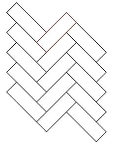 an image of a pattern made up of squares and rectangles in the shape of a zigzag