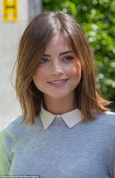 Jenna Coleman Hair, Donna Noble, Rory Williams, Jenna Coleman, Girl Haircuts, Long Bob, Grunge Hair, Shoulder Length Hair, Length Hair