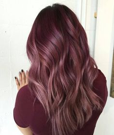 ✨Pinterst @Blessed187✨ Brunettes Balayage, Pink Balayage, Inspiring Hairstyles, Maroon Hair, Hair Color Burgundy, Hot Hair Colors, Life Color, Hairstyle Inspiration, Style Goals