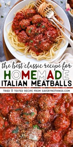 the best classic recipe for homemade italian meatballs