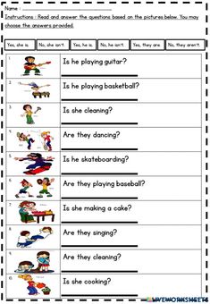 worksheet for reading the words in english with pictures and other things to do