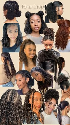 Hairstyle Examples, Hair Curling Tips, Curly Hair Videos, Quick Natural Hair Styles, Cute Curly Hairstyles, Curly Hair Styles Easy