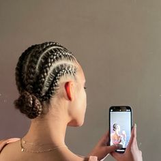 Masculine Braids For Women, Fighter Braids, 6 Cornrow Braids, Boxing Hairstyles, Six Braids, Girl Braided Hairstyles, Boxing Braids, 6 Braids, Hair Stail