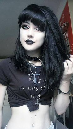 Styl Goth, Gothic Mode, Punk Girls, Scene Girl, Cute Goth, Grunge Dress, Alternative Makeup, Goth Women, Goth Beauty