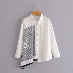 White Long Sleeve Patchwork Top, White Patchwork Tops For Work, Elegant White Patchwork Blouse, Chic White Patchwork Tops, Elegant White Patchwork Top, Elegant White Blouse With Patchwork, Elegant White Tops With Patchwork, Chic White Tops With Patchwork, White Long Sleeve Patchwork Blouse