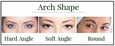 Eyebrow Shapes | Different Eyebrow Shapes Rounded Eyebrows, Blonde Microblading, High Bun Wedding Hairstyles, Eyebrow Tutorial Shaping, Bleached Hair Repair