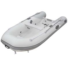 an inflatable boat is shown on a white background with no people around it