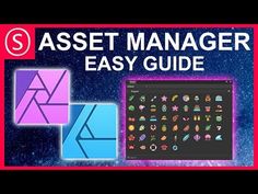 the asset manager easy guide is displayed in front of an image with text that reads asset manager