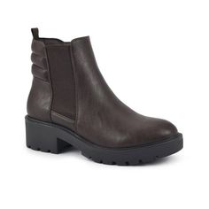 Dada Chelsea Boots Color:Chocolate Brown, Faux Leather Never Worn In New Condition Out Of Box Brown Ankle-high Synthetic Boots, Brown Synthetic Ankle Boots, White Mountain Shoes, Mountain Shoes, Color Chocolate, White Mountain, Shoes White, Chocolate Brown, Chelsea Boots