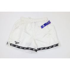 Nos Vintage 90s Reebok Mens M Spell Out Nylon Running Soccer Shorts White Usa Mens Shorts New With Tags. Somewhat See Through Material. Usa Made Mens Size Medium Measurements Are: 13 Inches Across The Waist Laid Flat 5 Inch Inseam 16.5 Inches From Top To Bottom White Nylon Check Out My Other Items In My Store! Pr338 White Nylon Shorts For Streetwear, White Nylon Athletic Shorts For Streetwear, Streetwear White Nylon Bottoms, Basketball Clothing, Black Athletic Shorts, Soccer Shorts, Vintage Reebok, Training Shorts, Shorts White