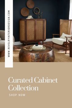 Curated cabinet collection Living Room Furniture Storage, Design Cabinet, Interior Decorator, Furniture Storage, Napa Valley, Room Furniture