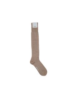 Our sock in sand is knitted with 100% mercerized cotton to give a silky, smooth and elegant finish. We’ve sourced the yarn from Italian premium supplier Filmar to enable the firmness required for the sock to stay on your calf (yes, we hate it when socks roll down). It’s crafted with a seamless construction across the toe area and finished with a ribbed design. Lastly, the yarn used will enable the sock to its colour and size after being washed. This is a completely new product which we’ve develo Classic Fitted Beige Socks, Colorful Socks, Accessories Shop, New Product, Knee High, Socks, Yarn, Design