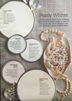 pearly whites and pearls are featured in this magazine