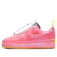 The Nike Air Force 1 Low Experimental 'Racer Pink' is a classic basketball sneaker that was born in 1982. It features a unique vacuum sealed texture and a creative design that stands out from the crowd. Its pink colorway is perfect for any street style look and its rubber sole provides the perfect grip for any activity. The Air Force 1 series has been a fashion staple for decades and this experimental version is sure to be a hit. It's the perfect combination of style and comfort, making it the p Perfect Sneakers, Nike Air Force 1 Low, Basketball Sneakers, Air Force 1 Low, Street Style Looks, Nike Air Force 1, Stylish Sneakers, Air Force 1, Nike Air Force