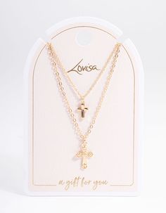 Gift your nearest and dearest an affordable gift to remember! Explore memorable gifts from our Value Gifting collection and spoil your loved ones for the festive season. Choose from timeless pendant necklaces, beloved bracelets or our versatile collection of jewellery sets that have it all. | Lovisa Gold Mixed Textured Cross Necklace Cross Neckless, Wide Choker Necklace, Lovisa Jewellery, Mesh Necklace, Jewellery Sets, Affordable Gifts, Cross Jewelry, Favorite Rings, Christmas Wishlist