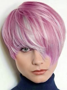 Pixie Haircolor Ideas, Funky Hair Styles, Lilac Hair, Lavender Hair, Hair 2018