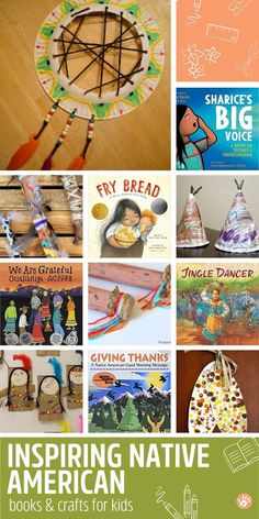 books and crafts for kids that are inspired by native americans