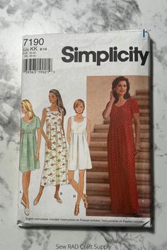 #90s #90sfashion #1990s #1990sfashion #simplicity #simplicitypatterns #vintagesimplicity #vintagesimplicitypatterns #vintage #vintagesewing #vintagesewingpatterns #vintagesewingpattern #vintagesewingpatternsforsale #vintagepattern #vintagepatterns #vintagepatternsforsale #sewing #sewingproject #sewingpattern #sewingpatterns #sewingpatternsforsale #sewingtutorial #sewingforwomen #romperpattern #vintageromperpattern #dresspattern #vintagedresspattern Vintage Romper Pattern, Simplicity Sewing Patterns Dresses, Wrap Skirt Pattern, Romper Sewing Pattern, Simplicity Patterns Vintage, Dress Patterns Free, Pattern Romper, Romper Pattern, Petite Dress