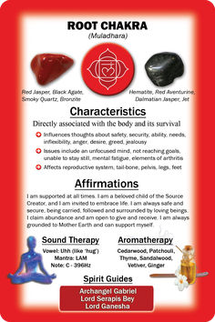 Root Chakra Healing Card - Front View. Created and distributed by Deep Healing Light. Root Chakra Meditation, Meditation Symbols, Hand Mudras, Root Chakra Healing, Medical Herbs, The Healer, Chakra Affirmations