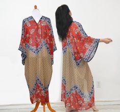 Elegant kimono, red long kimono, wedding robe, glamour kimono, boho vibe cardigan, chiffon long robe, maxi lady cover up, stylish house robe #MaxiLadyCoverUp #ChiffonLongRobe #BohoVibeCardigan #RedDesignKimono #StylishHouseRobe #GlamourKimono #ElegantKimono #WeddingRobe #RedLongKimono #FreeFlowingRobe Elegant Kimono, Kimono Boho, Wedding Kimono, Wedding Robe, Printed Robe, Long Kimono, Bridesmaid Robes, Red Design, Boho Vibe