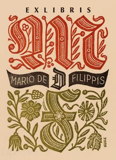 an old book cover with the words sanct and mar de filipis on it