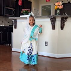 Ethiopia’n Eritirean Traditional Kids Dress. Handmade Size 5t 7t. Ethiopian Dress, Ethiopia, Kids' Dresses, Traditional Dresses, Kids Dress, Baby Girl, Blue And White, White, Dresses