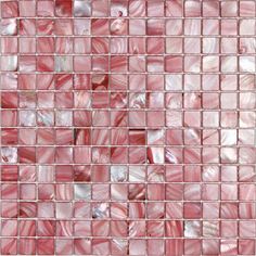 pink and white glass mosaic tile