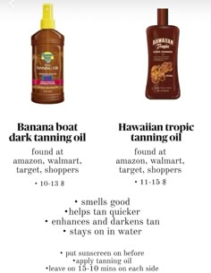 Best Tanning Products For Pale Skin, Good Tanning Products, Tanning Oils, Tan Oil, Skincare For Tanned Skin, Skin Care For Tanned Skin, Tanning Routine For Pale Skin, Good Tanning Oil