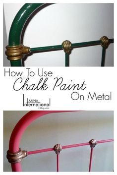 how to use chalk paint on metal furniture and home decorating tips for painting furniture