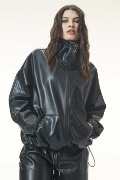 Our Scorpius Vegan Leather Anorak is engineered with quality and eco-consciousness in mind. Its vegan leather exterior is soft-touch, windproof and waterproof. This durable anorak jacket features a secure zip-up closure, perfect for colder climates. Plus, it's made with respect for animals and the environment. 60% PU 40% Viscose Leather Outfits, Clothes Shopping, Anorak Jacket, Fp Movement, Leather Outfit, The Environment, Zip Up, Vegan Leather, Shopping Outfit