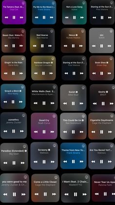 an iphone screen showing the different music player buttons and their corresponding sound selectors for each device