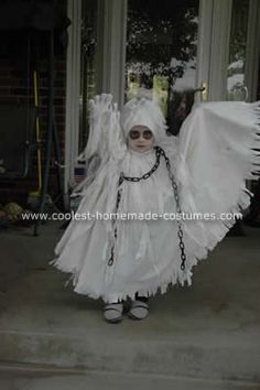 Kenzie's costume (Spooky Ghost Halloween Costume)