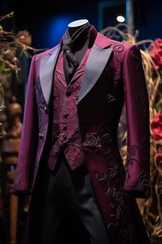 Men Masquerade Outfit, Male Masquerade Outfit, Masquerade Outfit, Classy Suits, Royal Outfits, Party Suits