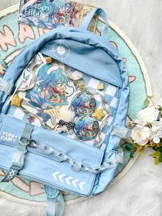 This price is for a backpack and the ita bag net insert only, the contents and others are not included.   	 		 			Size 			Free Size 		 		 			Bag Length 			30 		 		 			Bag Height 			40 		 		 			Bag Width 			13 		 		 			Window Length 			28 		 		 			Window Height 			17 		 		 			Net Insert 			28*28 Large Capacity Blue Harajuku Backpack, Blue Harajuku Backpack For Everyday Use, Harajuku Style Portable Backpack For Daily Use, Blue Harajuku Backpack For Daily Use, Blue Harajuku Style Backpack For Everyday Use, Harajuku Style Blue Backpack For Everyday Use, Blue Student Bag, Blue Harajuku Style Backpack, Harajuku Style Blue Backpack