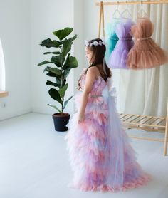 Pink Lilac Dress, Flower Girl, Prom Ball Gown, Girl Dress, Maxi Puffy Dress, Multilayered Dress, Birthday Dress, Toddler Dress, Ruffled Tulle Dress, Special Occasion, Baby Dress, Photoshoot This stylish girl dress have very original fashionable design and made of high-quality tulle will be perfect for any celebration....birthday, wedding, parties, Christmas, photography, Valentine's Day, dance, evening, flower girl  dress, ball gown, festivals wear, dance, dress-up, fairy & princess costumes or Ruffle Tulle Dress, Fairy Princess Costume, Girl Prom, Dress Photoshoot, Dress For, Puffy Dresses, Draping Fashion, Celebration Birthday, Prom Ball Gown